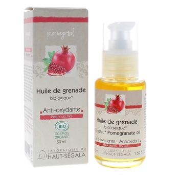 Huile de grenade bio Haut-S&eacute;gala - flacon de 50ml