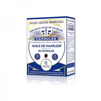 Huile de haarlem - boite de 60 capsules originales