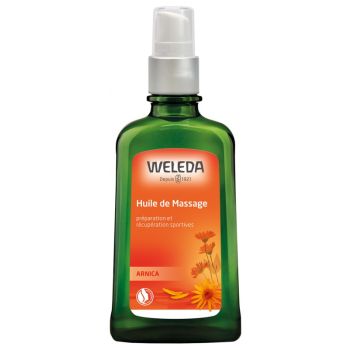 Huile de massage &agrave; l'Arnica Weleda - flacon-pompe de 100 ml