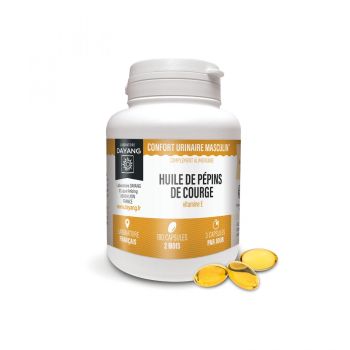 Huile de p&eacute;pins de courge Dayang - bo&icirc;te de 180 capsules