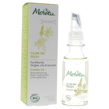Huile de ricin bio Melvita - flacon goutte &agrave; goutte 50 ml