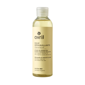 Huile d&eacute;maquillante bio Avril - flacon de 200 ml