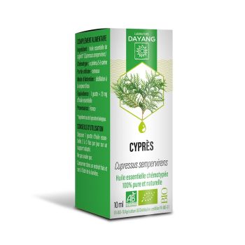 Huile essentielle Cypr&egrave;s bio Dayang - Flacon de 10ml