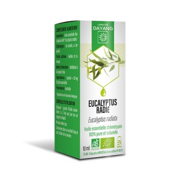 Huile essentielle Eucalyptus radi&eacute; bio Dayang - flacon de 10ml