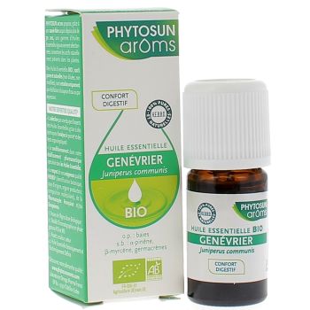 Huile essentielle Gen&eacute;vrier BIO Phytosun Ar&ocirc;ms - Flacon de 5 ml