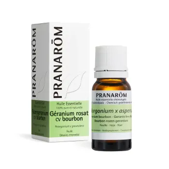 Huile essentielle G&eacute;ranium rosat cv bourbon Pranarom - flacon de 10ml