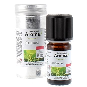 Huile essentielle H&eacute;lichryse bio Le Comptoir Aroma - flacon de 5ml