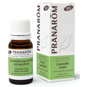 Huile essentielle de Lavande vraie bio Pranar&ocirc;m - flacon de 10 ml