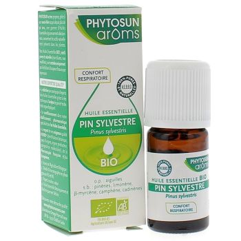 Huile essentielle Pin sylvestre BIO Phytosun Ar&ocirc;ms - Flacon de 5 ml