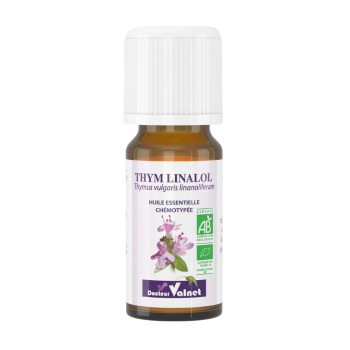 Huile essentielle Thym &agrave; linalol Bio Dr Valnet - 5 ml
