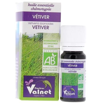 Huile essentielle V&eacute;tiver Bio Dr Valnet - 10 ml