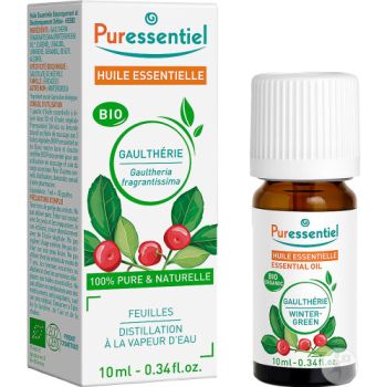 Huile essentielle bio Gaulth&eacute;rie Puressentiel - flacon de 10ml