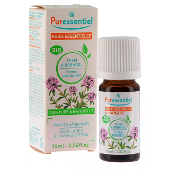 Huile essentielle bio thym &agrave; born&eacute;ol Puressentiel - flacon de 5ml