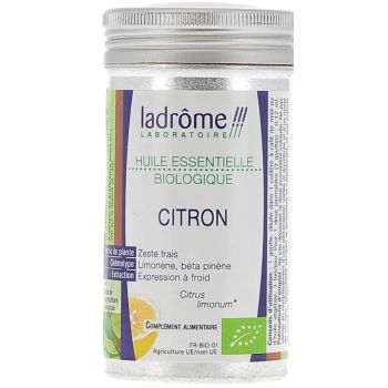 Huile essentielle citron Bio Ladr&ocirc;me - Flacon de 10 ml