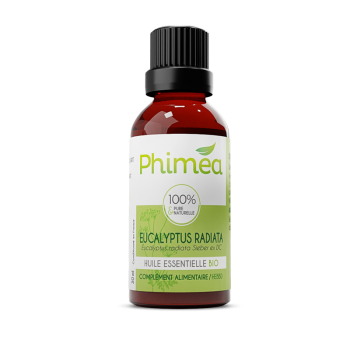 Huile essentielle d'eucalyptus radi&eacute; bio Phimea - flacon de 30 ml