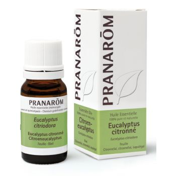 Huile essentielle d'Eucalyptus citronn&eacute; Pranar&ocirc;m - flacon de 10 ml