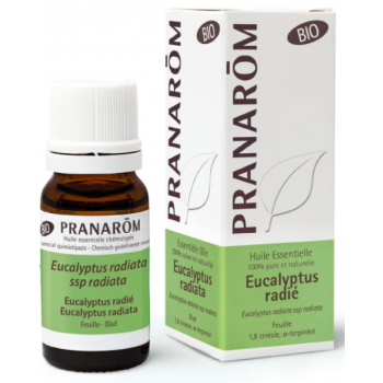 Huile essentielle d'Eucalyptus radi&eacute; bio Pranar&ocirc;m - flacon de 10 ml