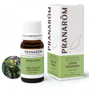 Huile essentielle de Lits&eacute;e citronn&eacute;e Pranar&ocirc;m - flacon de 10 ml