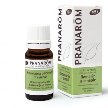 Huile essentielle de Romarin &agrave; cin&eacute;ole Bio Pranar&ocirc;m - flacon de 10 ml