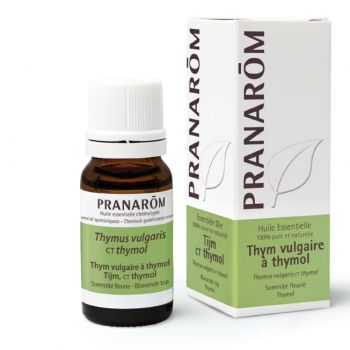 Huile essentielle de Thym vulgaire &agrave; thymol Pranar&ocirc;m - flacon de 10 ml