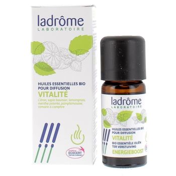 Huile essentielle Vitalit&eacute; Bio Ladr&ocirc;me - Flacon de 10 ml