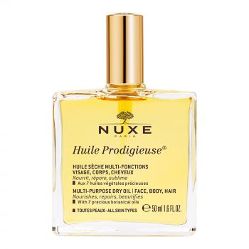 Huile prodigieuse huile s&egrave;che visage, corps et cheveux Nuxe - flacon de 50 ml