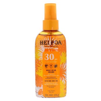 Huile s&egrave;che solaire SPF30 Hei Poa - spray de 150ml