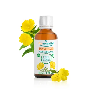 Huile v&eacute;g&eacute;tale Onagre bio Puressentiel -  flacon de 50ml
