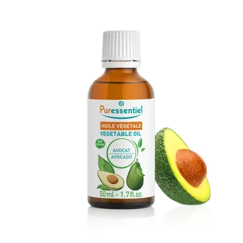 Huile v&eacute;g&eacute;tale avocat bio Puressentiel - flacon de 50ml