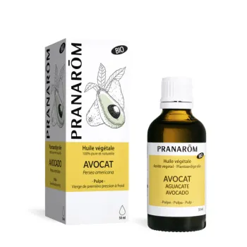 Huile v&eacute;g&eacute;tale d'avocat BIO Pranarom - flacon de 50ml