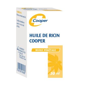 Huile v&eacute;g&eacute;tale de ricin Cooper - flacon de 30 ml