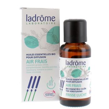Huiles essentielles bio pour diffusion Air Frais Ladr&ocirc;me - flacon de 30ml