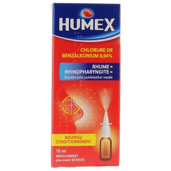 Humex solution nasale - flacon-pulv&eacute;risateur 15 ml