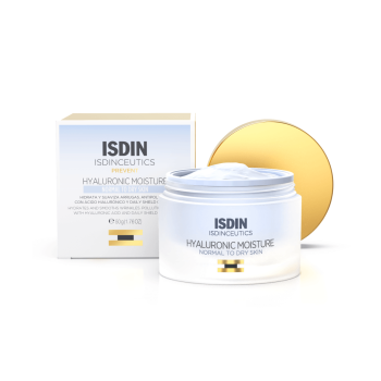 Hyaluronic Moisture peau normale &agrave; s&egrave;che Isdin - pot de 50 ml