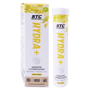 Hydra+ go&ucirc;t citron STC Nutrition - tube de 20 pastilles