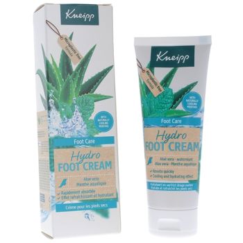 Hydro Foot Cream Cr&egrave;me pour les pieds Kneipp - tube de 75 ml