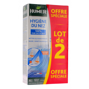 Hygi&egrave;ne du Nez Adulte Humer - Lot de 2 spray de 150ml