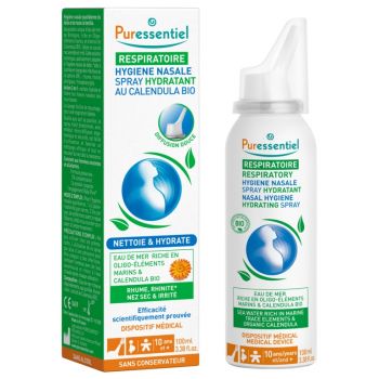 Hygi&egrave;ne nasale Spray hydratant au calendula bio Puressentiel - spray de 100 ml
