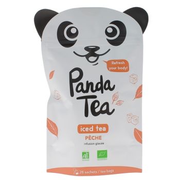 Iced Tea d&eacute;tox p&ecirc;che Panda Tea - 28 sachets