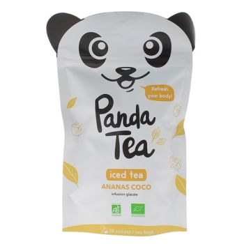 Iced tea d&eacute;tox ananas & coco Panda Tea - 28 sachets