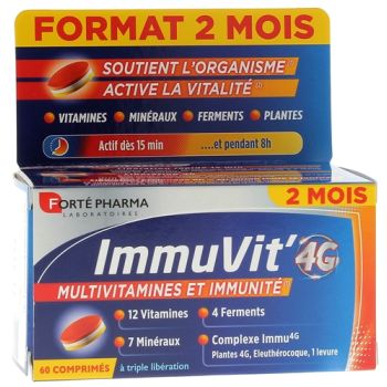 ImmuVit' 4G Fort&eacute; Pharma - bo&icirc;te de 60 comprim&eacute;s