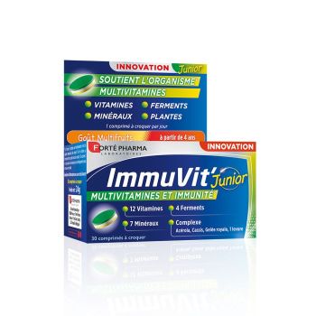 ImmuVit'4G Junior Forte Pharma - bo&icirc;te de 30 comprim&eacute;s