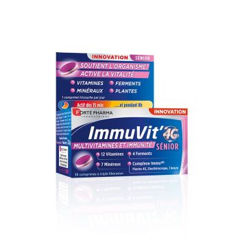 ImmuVit'4G Senior Forte Pharma - bo&icirc;te de 30 comprim&eacute;s