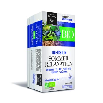 Infusion Bio sommeil relaxation Dayang - bo&icirc;te de 20 sachets
