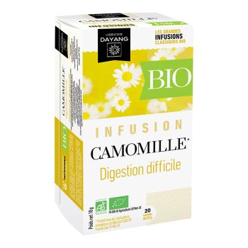 Infusion Camomille BIO digestion difficile Dayang Tradition - bo&icirc;te de 20 sachets