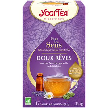 Infusion Doux R&ecirc;ves Yogi Tea - boite de 17 sachets