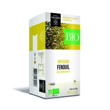 Infusion Fenouil bio ballonnements Dayang - bo&icirc;te de 20 sachets