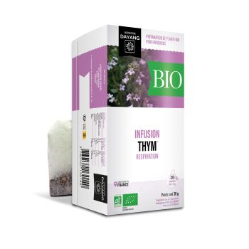 Infusion Thym bio Respiration Dayang - bo&icirc;te de 20 sachets