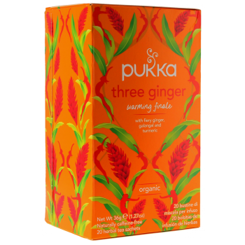Infusion Trois gingembres bio Pukka - bo&icirc;te de 20 sachets