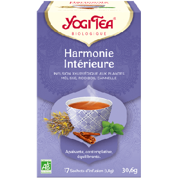 Infusion ayurv&eacute;dique Harmonie Int&eacute;rieure Yogi Tea - boite de 17 sachets